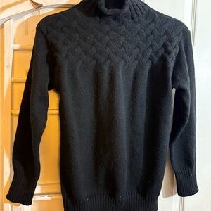 Black Turtleneck Sweater
